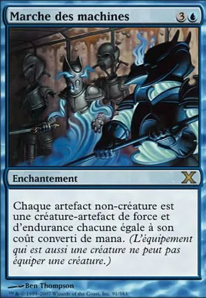 Marche des machines