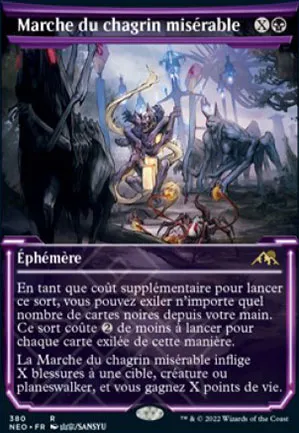 Marche du chagrin misérable