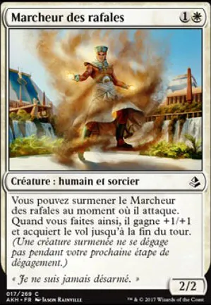 Marcheur des rafales