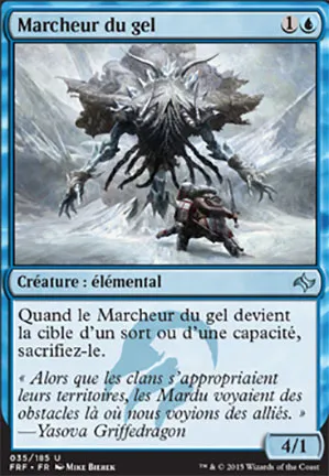 Marcheur du gel