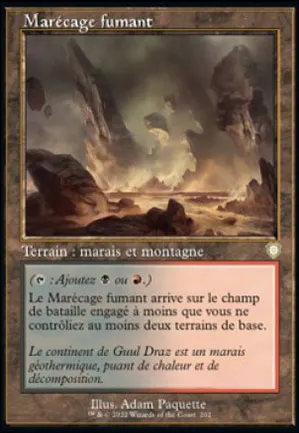 Marécage fumant