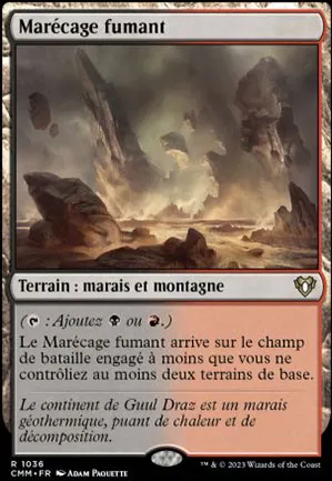 Marécage fumant