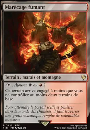 Marécage fumant