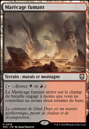 Marécage fumant