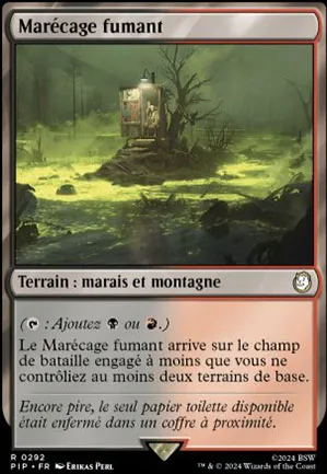 Marécage fumant