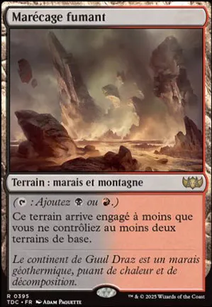 Marécage fumant