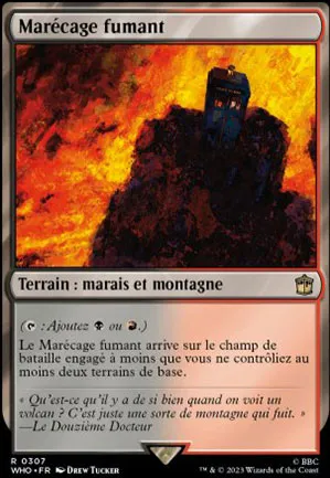 Marécage fumant