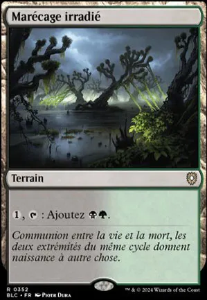 Marécage irradié