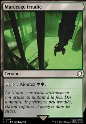Marécage irradié