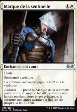 Marque de la sentinelle