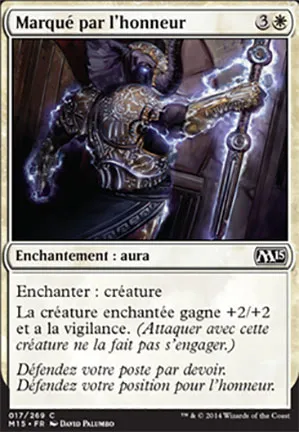 Marqué par l'honneur