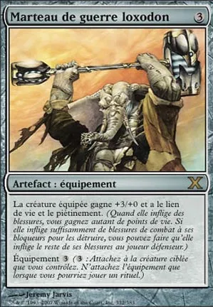Marteau de guerre loxodon