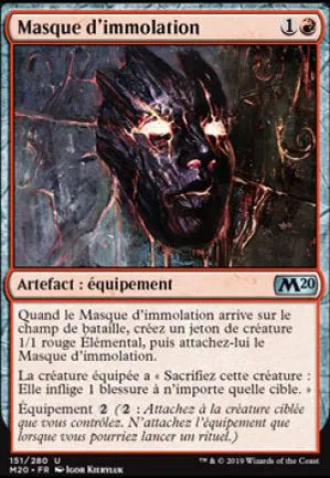 Masque d'immolation