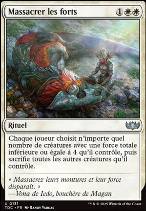 Massacrer les forts