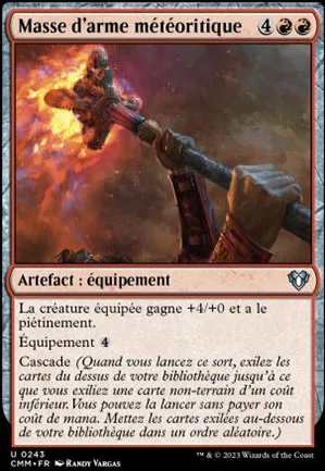 Masse d'arme météoritique