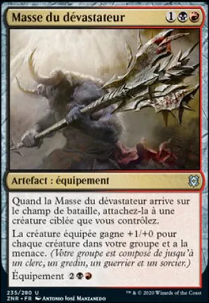 Masse du dévastateur