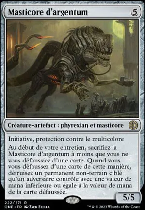 Masticore d'argentum