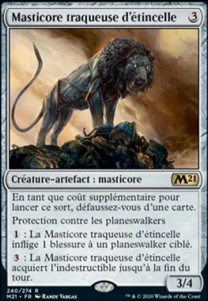 Masticore traqueuse d'étincelle