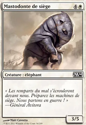 Mastodonte de siège