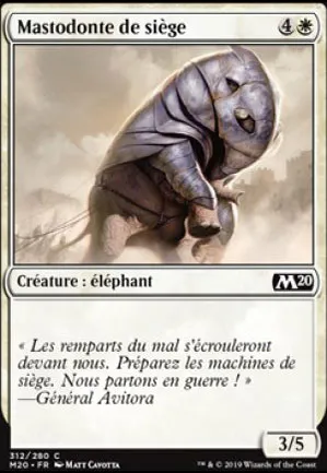 Mastodonte de siège