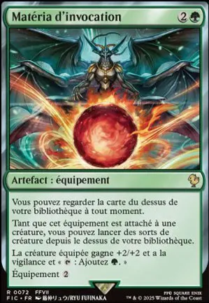 Matéria d'invocation