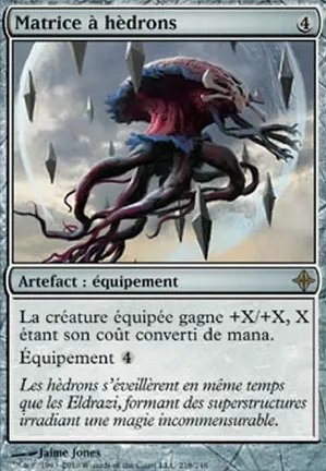 Matrice à hèdrons