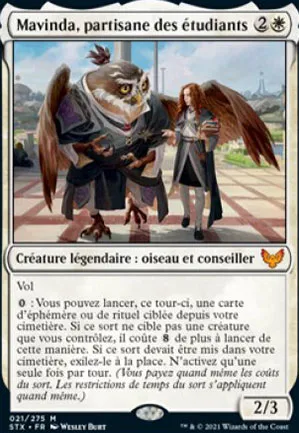 Mavinda, partisanne des étudiants