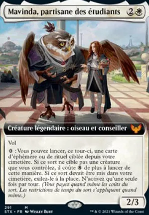 Mavinda, partisanne des étudiants