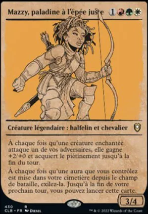 Mazzy, paladine à l'épée juste