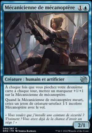 Mécanicienne de mécanoptère