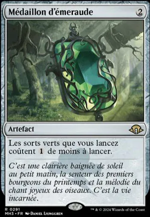 Médaillon d'émeraude