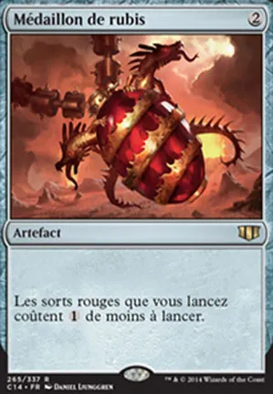Médaillon de rubis