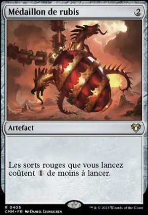 Médaillon de rubis