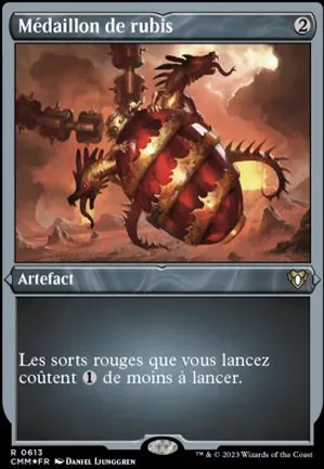 Médaillon de rubis