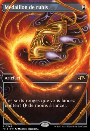 Médaillon de rubis