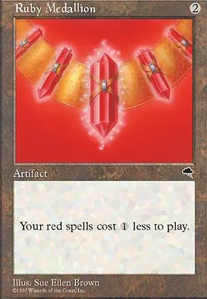 Médaillon de rubis