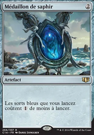 Médaillon de saphir