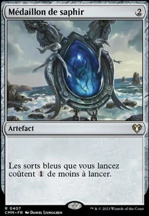 Médaillon de saphir