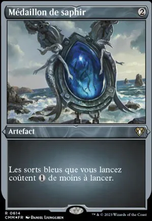 Médaillon de saphir
