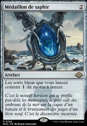 Médaillon de saphir