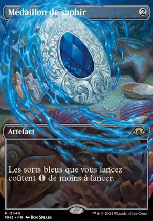 Médaillon de saphir