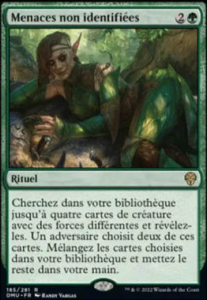 Menaces non identifiées