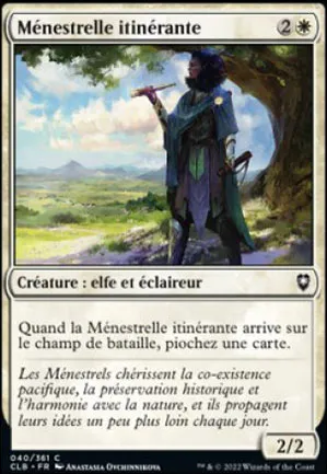 Ménestrelle itinérante