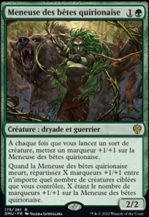 Meneuse des bêtes quirionaise