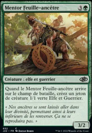 Mentor Feuille-ancêtre