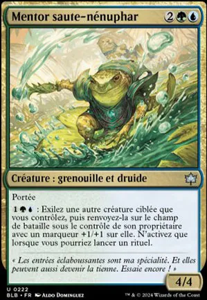Mentor saute-nénuphar