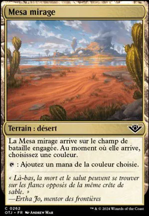 Mesa mirage