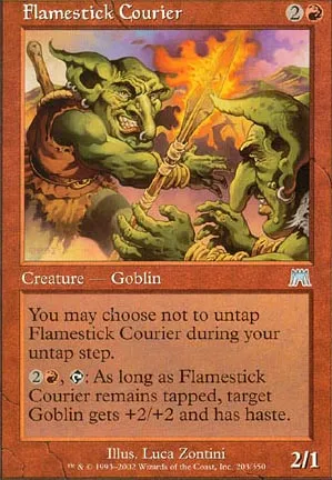 Messager flambâton