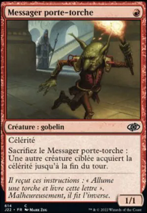 Messager porte-torche
