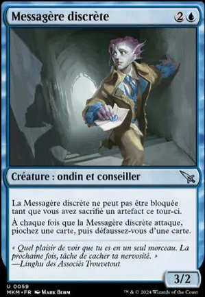 Messagère discrète
